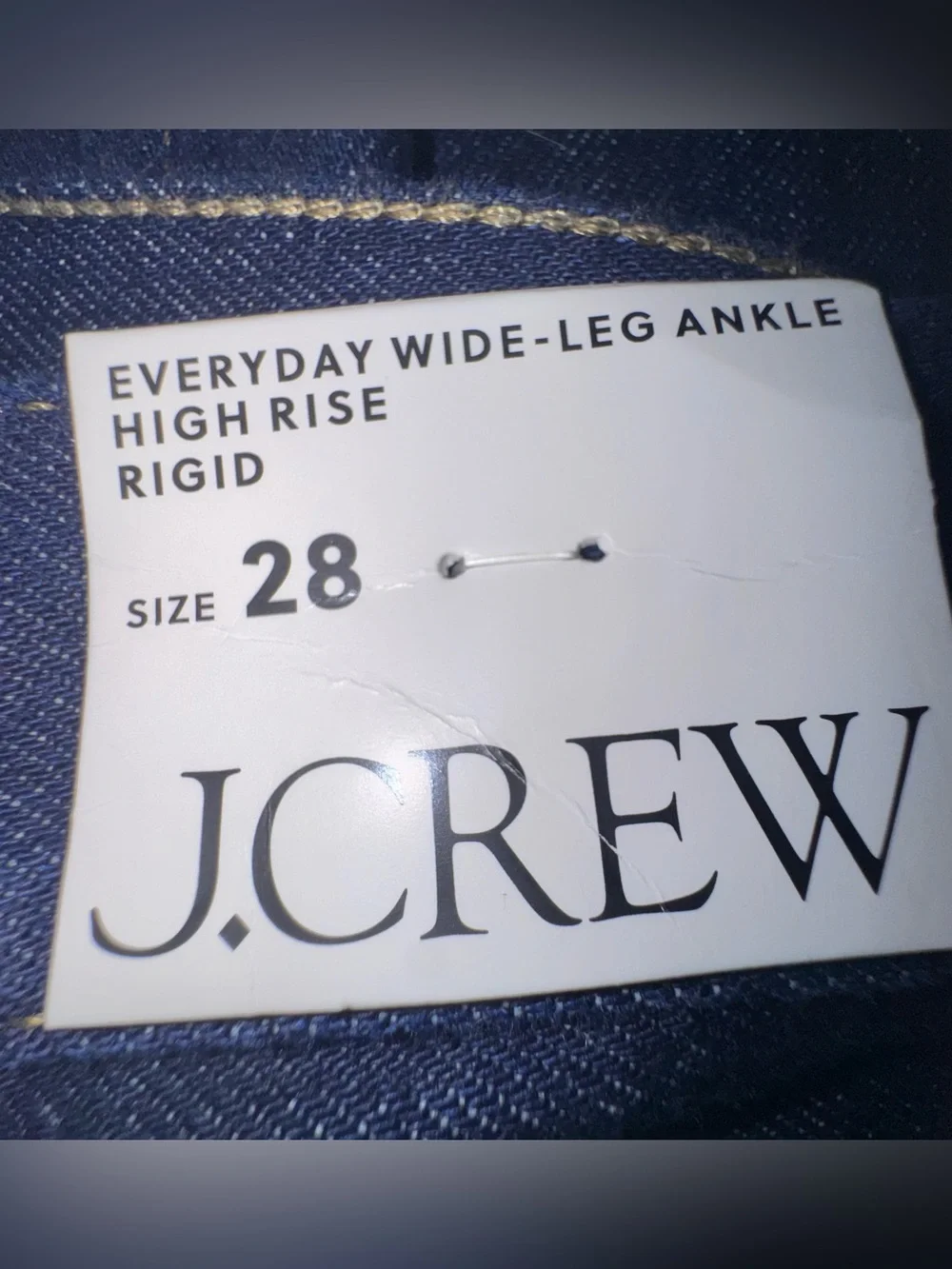 J.Crew Everyday Wide-Leg Ankle High Rise Jeans – Size 28 (NWT)